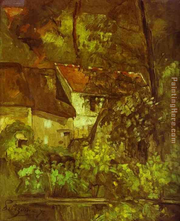 House of Pere Lacroix painting - Paul Cezanne House of Pere Lacroix art painting